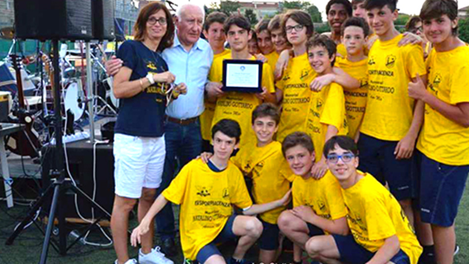 Coppa vinta dalle giovanili della Spes borgotrebbia